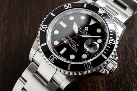 put a rolex dial in a ginault|ginault ocean rover Rolex.